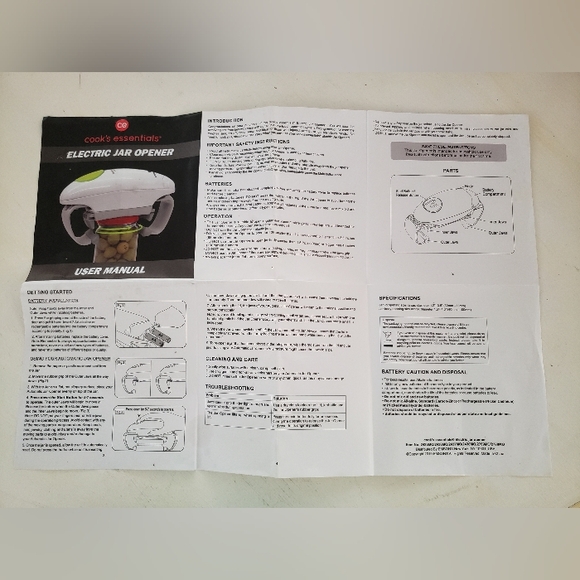 Cook's Essentials Battery Operated Jar Opener, unused - Picture 3 of 8